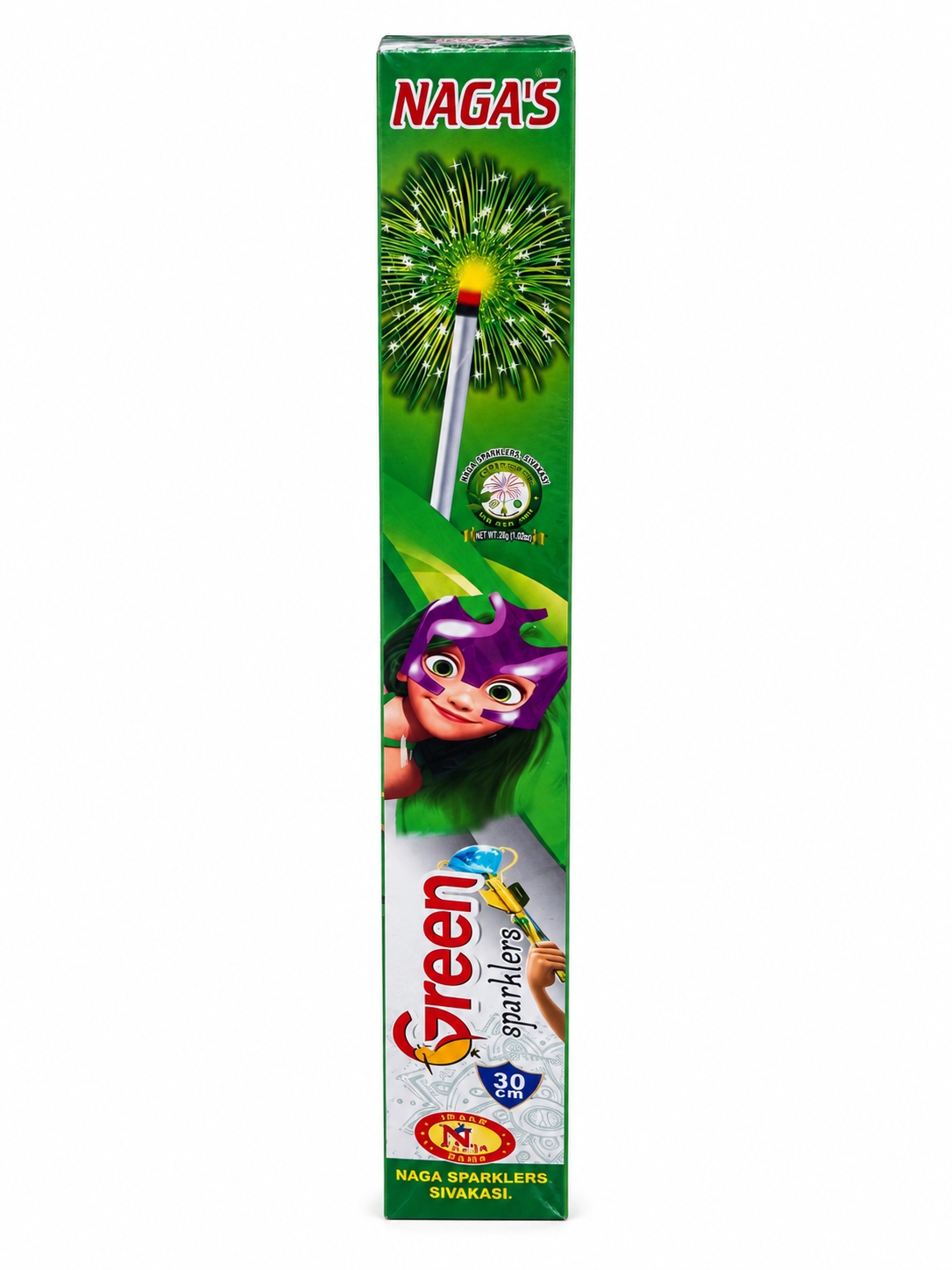 30Cm Green Sparklers